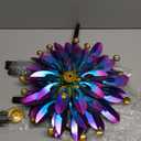 Metal Wind Spinner Outdoor - 63 inch Large Double Kinetic Art Garden Wind Sculpture & Spinners 360 Dual Direction Swivel Waterproof Windmill for Yard Patio Lawn Decoration