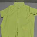 Haloumoning Boys Dress Shirts Button Down Short Sleeve Shirt Kids Summer Casual Shirts with Pockets 5-14 Years, Size 120 (Green)