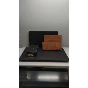 Desk Cabinet with 2 Baskets, Black and Brown, 31" x 19" 