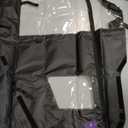 KEMIMOTO Soft Doors Compatible with Polaris Ranger CREW 1000/CREW XP 1000 Premium 2019-2026, YKK Zipper Doors Fit with Side Mirrors, Tear-Resistant & Water-Resistant PVC UTV Cab Enclosure- 6 Seater