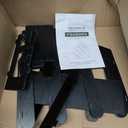 Mind Reader Cup and Lid Dispenser, Countertop Org, Coffee Bar, Beverage Cup, Kitchen, Breakroom, 4"L x 18"W x 16"H, Black