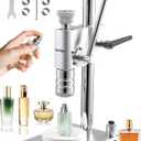 Perfume Bottle Crimper Capper Height Adjustable Manual Desktop Perfume Bottle Crimping&Capping Machine for 15mm Bottle Caps for Sealing Vial Bottles, Sprayers