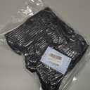 Women's Neon Scrunch Crew Socks 80s 90s Retro 3-Pack Cotton Stacked Boot Calf Cozy Ribbed Slouchy Socks Size 5-10 (Black)