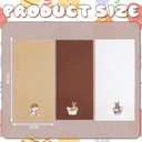 FYSUIMU 3 Pcs Easter Bath Towels Embroidered Brown Bunny Rabbit Absorbent Hand Towels for Bathroom Kitchen Spring Hand Drying Baking Cooking Home Decor, 29.5 x13.7 Inch