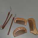3 Pcs Engraved Wooden Birthing Comb - For Labor Pain Relief, Gift for Pregnant Women