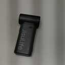 JISULIFE Portable Handheld Fan Life9, Turbo Power High Speed Air [18H Max Cooling Time], 5 Gear Wind, 5000mAh Rechargeable, Mini Pocket Design, Personal Fan for Travel Concerts Camping Makeup - Black