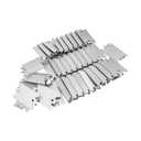 Anenog Nail Plates for Wood Studs 150Pcs Electrical Cable Protector Nail Protection Plates Cfor Protection Plumbing and Wiring 2 1/2x 1 1/2