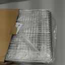 Half Sheet Pans with Rack Set [2 Pans + 2 Racks], CEKEE Stainless Half Size Large Baking Sheets with Rack -18 Inch Baking Tray Set- Rust & Warp Resistant & Heavy Duty Large Cookie Sheet