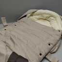 Momcozy Stroller Footmuff | Universal, Weather-Proof, Warm Stroller Bunting Bag | Extendable Winter Cover | Adjustable Buckle (Khaki)