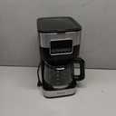 SHARDOR 10-Cup Programmable Coffee Maker, Regular & Strong Brew Drip Coffee Machine for Home and Office, Auto Shut Off, Permanent Filter, Silver