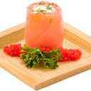 Restaurantware 2.5 Inch Mini Plates 100 Carved Square Dessert Plates - For Appetizers Hors d'oeuvres And Bite-Sized Snacks Sustainable Bamboo Tiny Plates