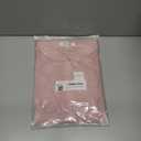 TOUSYEA Sleep Shirts for Women Button Down Shirts Long Sleeve Sleepwear Swimsuit Cover Ups Soft Pajama Tops (Pink, XXL)