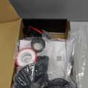 Orion Motor Tech Fuel Transfer Pump, 3.2GPM Electric Gas Can Pump, 51" Hose Auto-Shutoff Nozzle, USB-C & AA Battery (NO BATTERIES INCLUDED) Powered, 4 Adapters for Gasoline, Diesel, Kerosene, Red