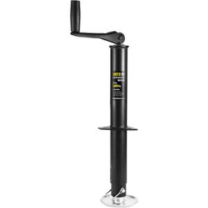 5000 lbs A-Frame Trailer Jack, 15" Vertical Travel with Adjustable Drop Leg, Heavy Duty top Wind Trailer Jack for Utility, Yacht, and Camper Trailers