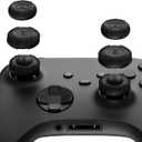 GeekShare Thumb Grip Caps for Xbox One Controller,Silicone Joystick Cover Solid Color Thumbsticks Cover Set Compatible with Xbox Series X,3 Pairs / 6 Pcs (Black)