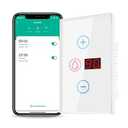 YIFAN Smart Water Heater Switch, 20A Water Heater Timer with Energy Monitoring, Manual Adjustment Countdown, Compatible with Amazon Echo and Google Home, Neutral Wire Required, 2.4GHz WiFi Only