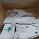 Electric Toilet Seat, Elongated Smart Heated Toilet Seat with Warm Water & Dryer, Feminine & Child Hip Wash, Wireless Remote, Self-Clean, Stainless Steel Nozzle, Adjustable Water Pressure