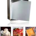 Anodized Aluminum Square Cheesecake Pan Chiffon Cake Mold Baking Mould with Removable Bottom 9 Inch x 9 inch x 3 inch