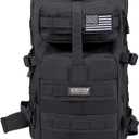 Seibertron Motorbike Backpack Motorcycle Bag Outdoor Sports Riding Package Black 37L, Large