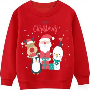 TBBCWWQY Toddler Girls Christmas Sweatshirt Kids Santa Claus Elk Bear Shirt Xmas Cotton Long Sleeve Tops for 1-7T (2-christmas Party)