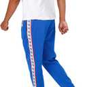 FOCO Men's NHL Team Color Stripe Logo Track Suit Pants (Medium)