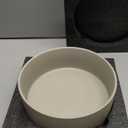 Non-Slip 8.2inch Ceramic Dog Food and Water Bowl for Large Breed Dogs, Pet Bowl for Replacement (Single Bowl, Grey)