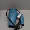 Conair Cord-Keeper Dryer with Folding Handle and Retractable Cord, 1875W Travel Hair Dryer, Ionic Technology, Teal