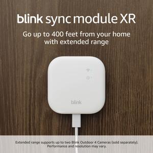 Blink Sync Module XR (newest model) — System hub for all Blink devices, go up to 400 feet from your home with extended range for Outdoor 4