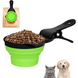 Pet Food Scoop And Clip 3 Pack