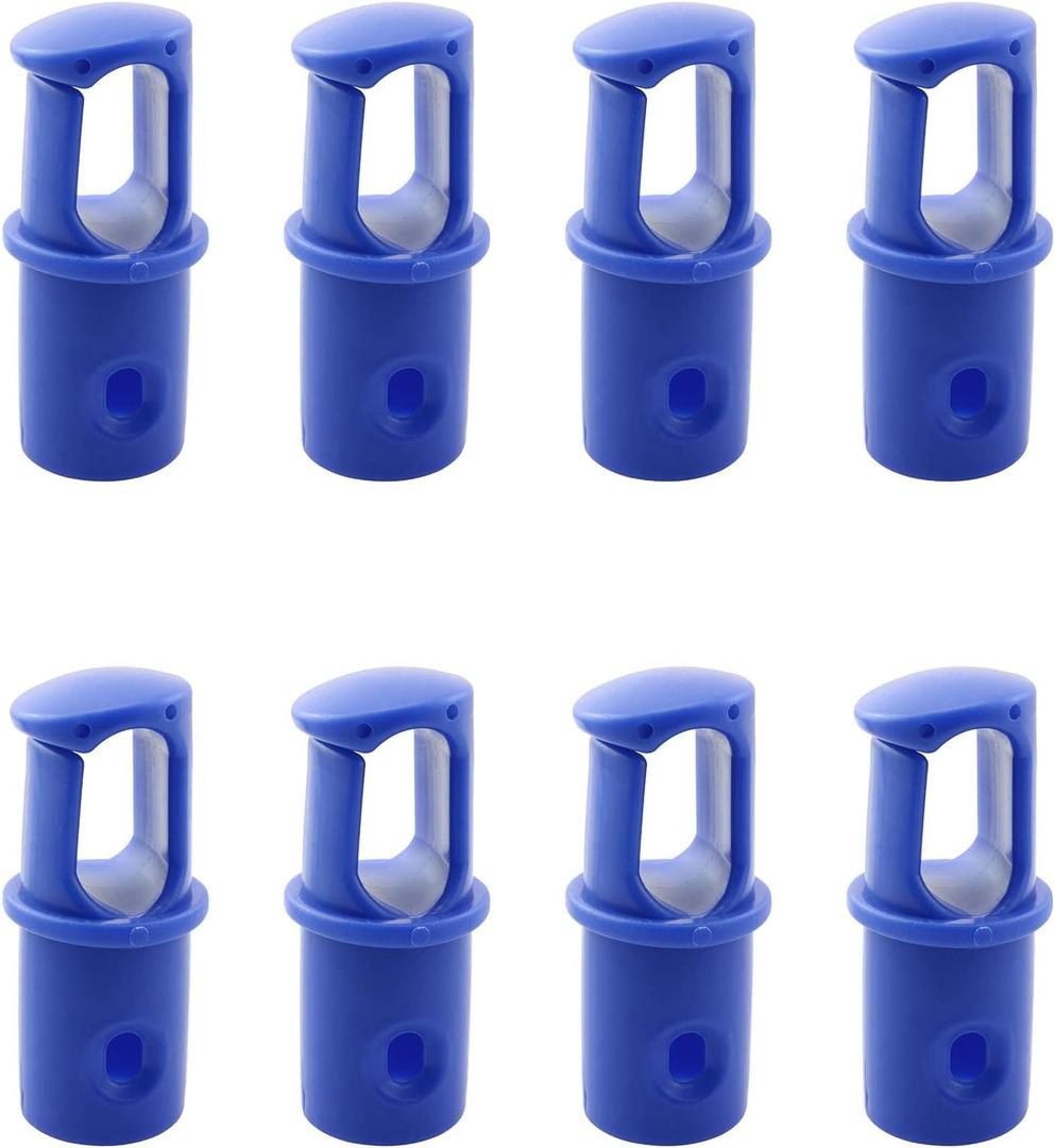 TAODAN 8PCS Universal Trampoline Bar Caps, Trampoline Rod Cap, Trampoline Shell Rod Cap, Trampoline G-Hook, OD 32, ID 28