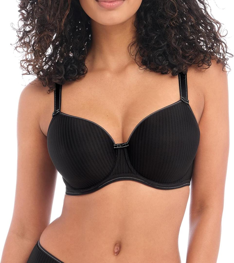 Freya Women's Idol Underwire Molded T-Shirt Bra. (36H, Blk)