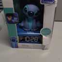 LEXiBOOK, Disney Stitch, Stitch Nightlight Alarm Clock, Sounds and Melodies, LCD Backlit Screen, Luminous, Snooze, Blue, RL800D