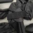 Dog Suspender Boots, Large Dog Rain Boots, Waterproof Doggy Winter Boot Snow Pants, Paw Protectors Legging Shoes with Suspenders, Anti-Slip Reflective Rain Boot for Walk Hike(S,Blacke)