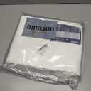 AOSKY Door Curtains for Doorway Privacy, White Grommet Closet Curtains for Bedroom, Door Window Curtain, Light Blocking Thermal Insulation Drapes for Living Room Set of 1 Panels, 52" W x 72" L