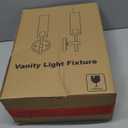 Wall Sconces Set of Two, Brushed Gold Bathroom Sconces with Clear Glass, Hardwired Sconces Wall Decor Set of 2, Modern Wall Light Fixtures for Bathroom Mirror Living Room Bedroom Hallway (15.5inch(2pcs))