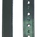 Non-Stretch Soft Stirrup Leather with Stainless Steel Hardware 1 Pair Pack of 2 (54 Inch, Black)