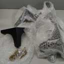 Furniture Legs Replacement Feet: Dresser Legs 4 Inch for Cube Storage - Metal Legs for Furniture Black Set of 8