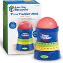Learning Resources Time Tracker Mini Visual Timer, Classroom Timer, Hand Washing Timer, Auditory and Visual Cue, Ages 3+