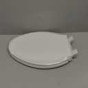 KOHLER 4636-RL-0 Cachet ReadyLatch Elongated Slow Close Toilet Seat, Soft Close Toilet Seat Quiet Lid, Contoured Grip-Tight Bumpers Installation Hardware, Apartment Essentials, White