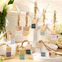 30 Pcs Christmas Team Gifts Bulk for Staff Appreciation Small Thank You Empty Hanging Car Air Freshener Diffuser Together Everyone Achieves More Gifts for Employee Nurse Teachers Coworker