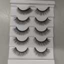 Kiss So Wispy, False Eyelashes, 'Pompadour', 16mm, Includes 5 Pairs Of Lashes, Easy to Apply, Reusable Lash Clusters