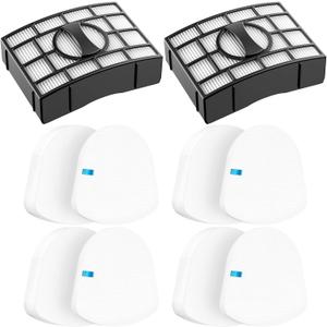 Colorfullife Replacement Filter for Shark CU530 UV650 UV725 ZU560 ZU560C ZU561 ZU562 ZU572 ZD400 ZD402 ZD201 Rotator Navigator Lift-Away Upright VacuumPart XFFK560, XHEPA560, XFFKZD400, XHFZD400