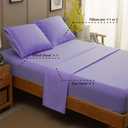 SONORO KATE Bed Sheet Set Super Soft Microfiber 1800 Thread Count Luxury Egyptian Sheets 16-Inch Deep PocketWrinkle and Hypoallergenic-4 Piece (Lavender, Queen)