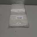 Kingrol 100 Ct 7 x 10.25 Inch Clear Stand Up Food Pouch Bags with Resealable Lock Seal Zipper, Heat Sealable Packaging Bags for Food Storage