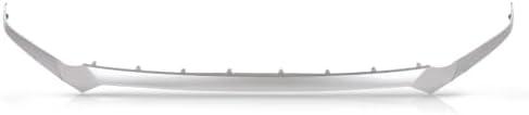 LQI Front Center Bumper Trim Molding Chrome Compatible with Hyundai Santa Fe Sport 2019-2020 Silver 3pcs (Middle and Side)