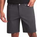 Spyder Mens Flat Front Shorts - Stretch Woven Performance UPF30+ Protection Casual Chinos Mens Shorts for Golf, Size 32, Gunmetal