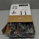 Vondynote Pair of Studio Monitor Stands Desk Clamp Speaker Stands 0-12Tilt Height Adjustable with Cable Management