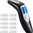 Portable Breath Ketone Meter, Professional Digital Ketone Breath Analyzer Tracing Ketosis Status with 10 Mouthpieces for Testing Ketosis