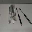 DerBlue 4-Pack 10inch 100N/25lb Gas Struts for Cabinets - Professional Cabinet Shocks and Gas Struts (Black)