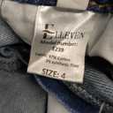 ELLEVEN Womens Low Rise Baggy Jeans, Casual Drawstring Wide Leg Denim Pants with Pockets (Blue)